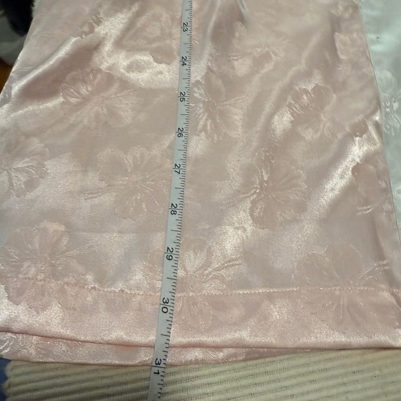 Vintage Victoria’s Secret Pink Floral Satin Jacquard Kimono Robe Lingerie - Picture 6 of 10